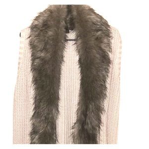 Fur Collar Vest